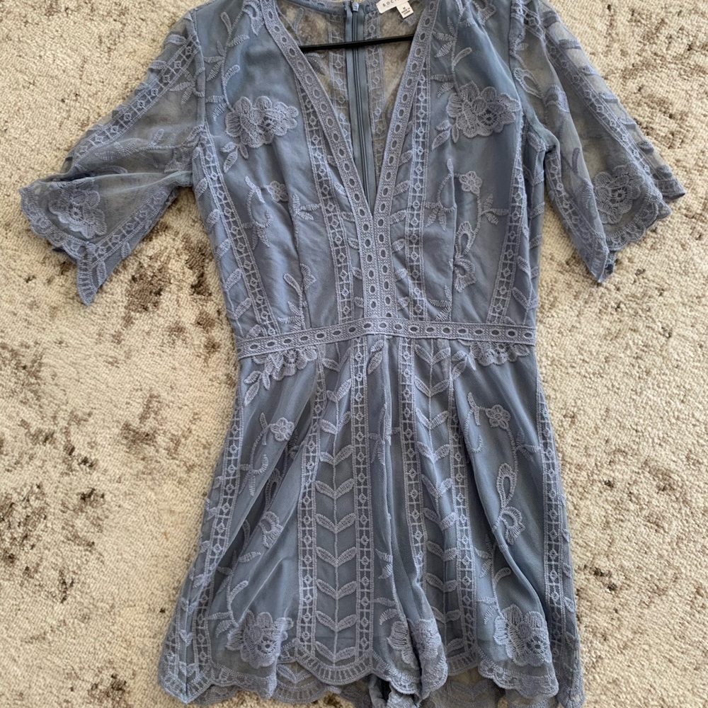 Socialite Womens lace romper